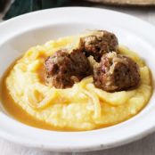 Meatballs al Forno with Creamy Polenta -Ultimate